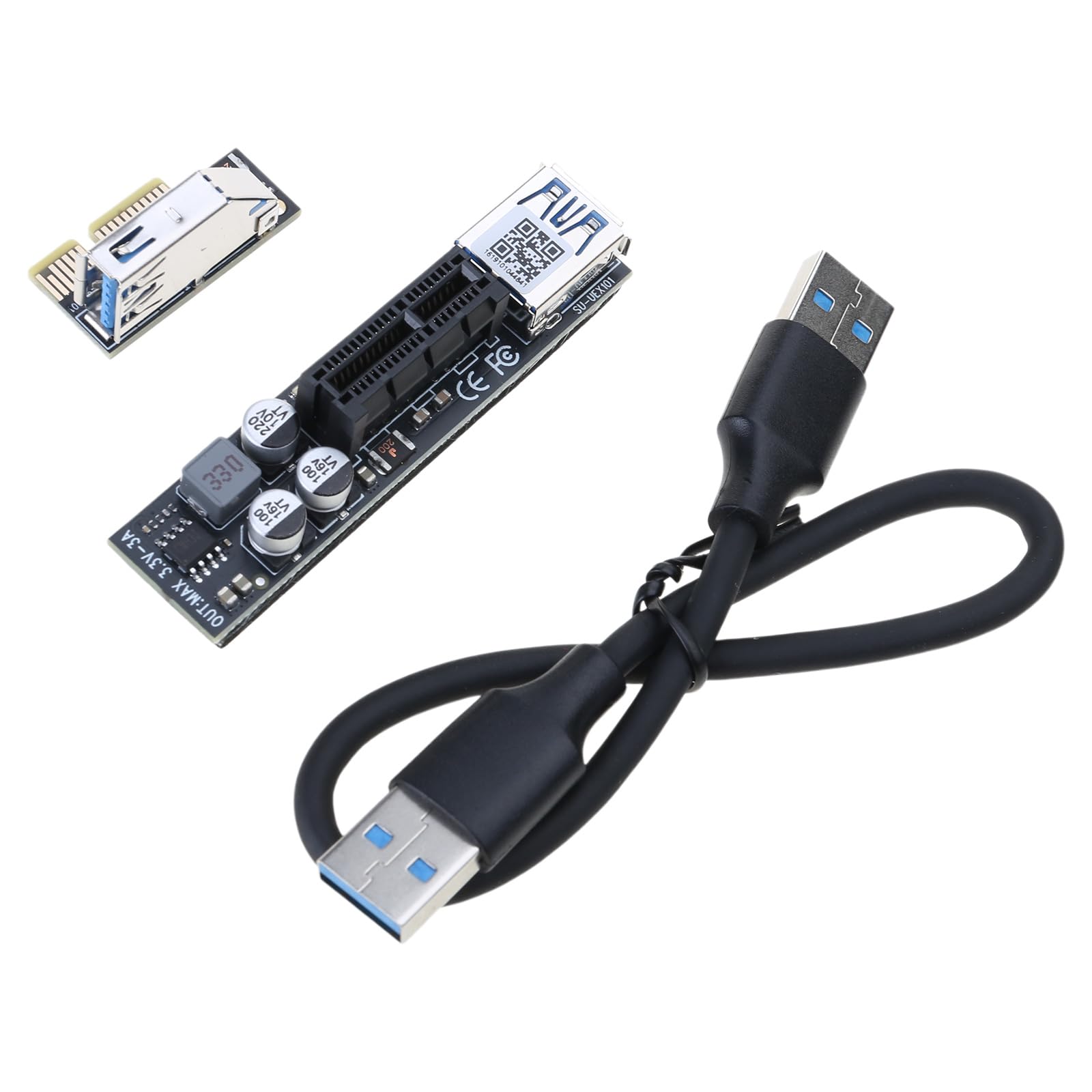 Amazon.co.jp: PCIE X1 延長ケーブル X1 USB3.0 インターフェース